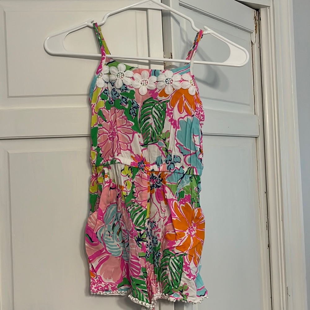 VGUC- Lilly Pulitzer for Target, girls romper- size S/P (6/6X)
